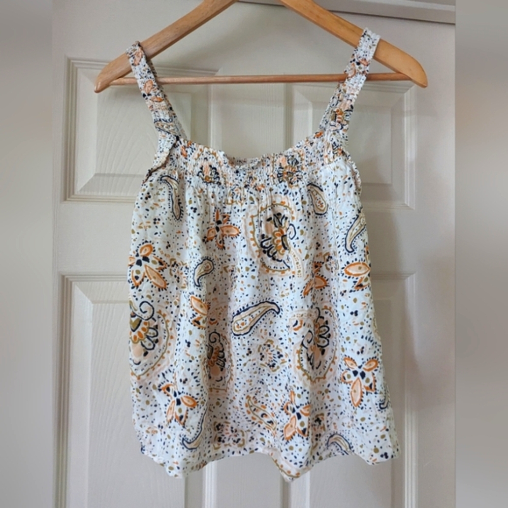 Brand New Patrons Of Peace Cream Quinn Tank Top Size XS